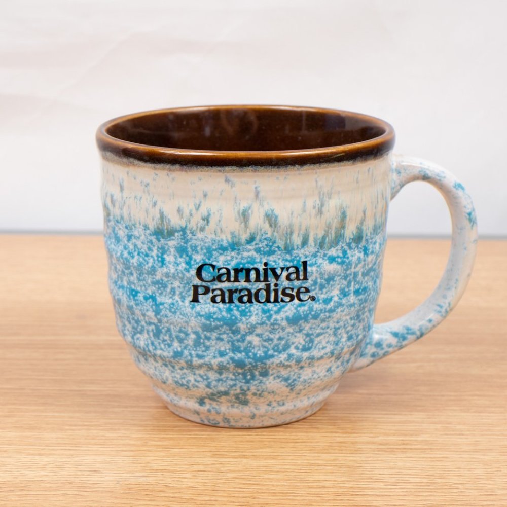 Carnival Paradise Carnival Cruise Line Large Speckled Mug Cup
